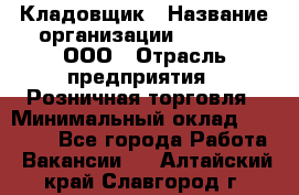 Кладовщик › Название организации ­ O’stin, ООО › Отрасль предприятия ­ Розничная торговля › Минимальный оклад ­ 17 200 - Все города Работа » Вакансии   . Алтайский край,Славгород г.